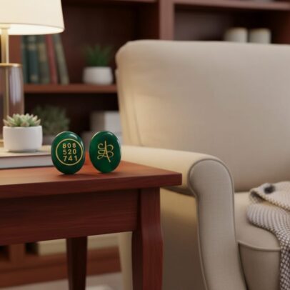 Green Jade Zibu Coin