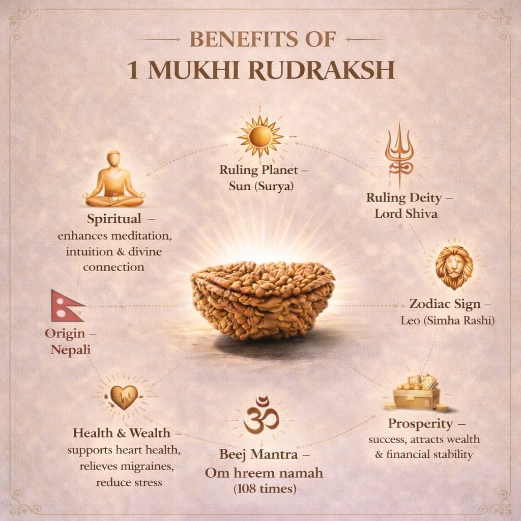 1 Mukhi Rudraksha
