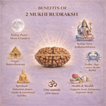 2 Mukhi Rudraksha