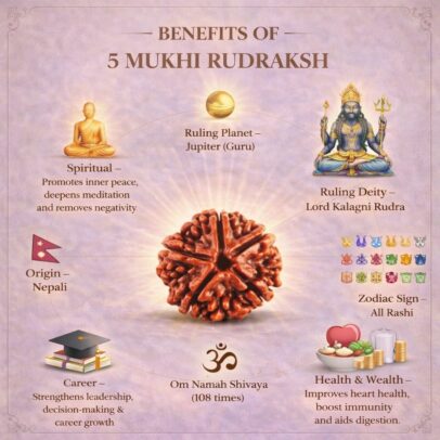 5 Mukhi Rudraksha