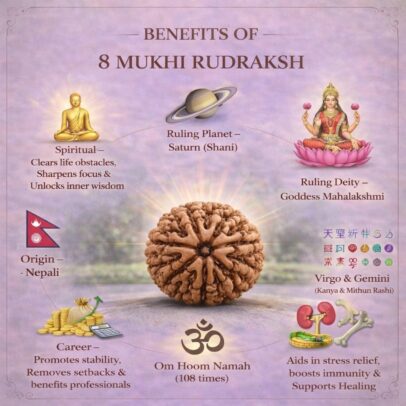 8 Mukhi Rudraksha